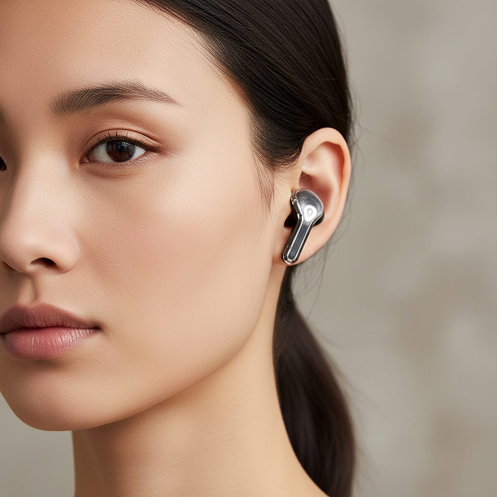 TWS Wireless Earbuds with Bluetooth 5.3, LED Battery Display Case, 30mAh Earbuds &amp; Up to 6 Hours Playtime - Black 8294335 3