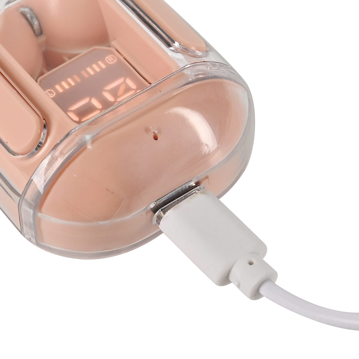 TWS Earbuds with Battery Display - 200mAh Charging Case - Pink 8230164 5