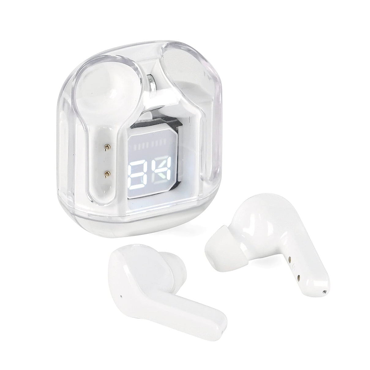 TWS Earbuds with Battery Display - 200mAh Charging Case - White 8230165 6