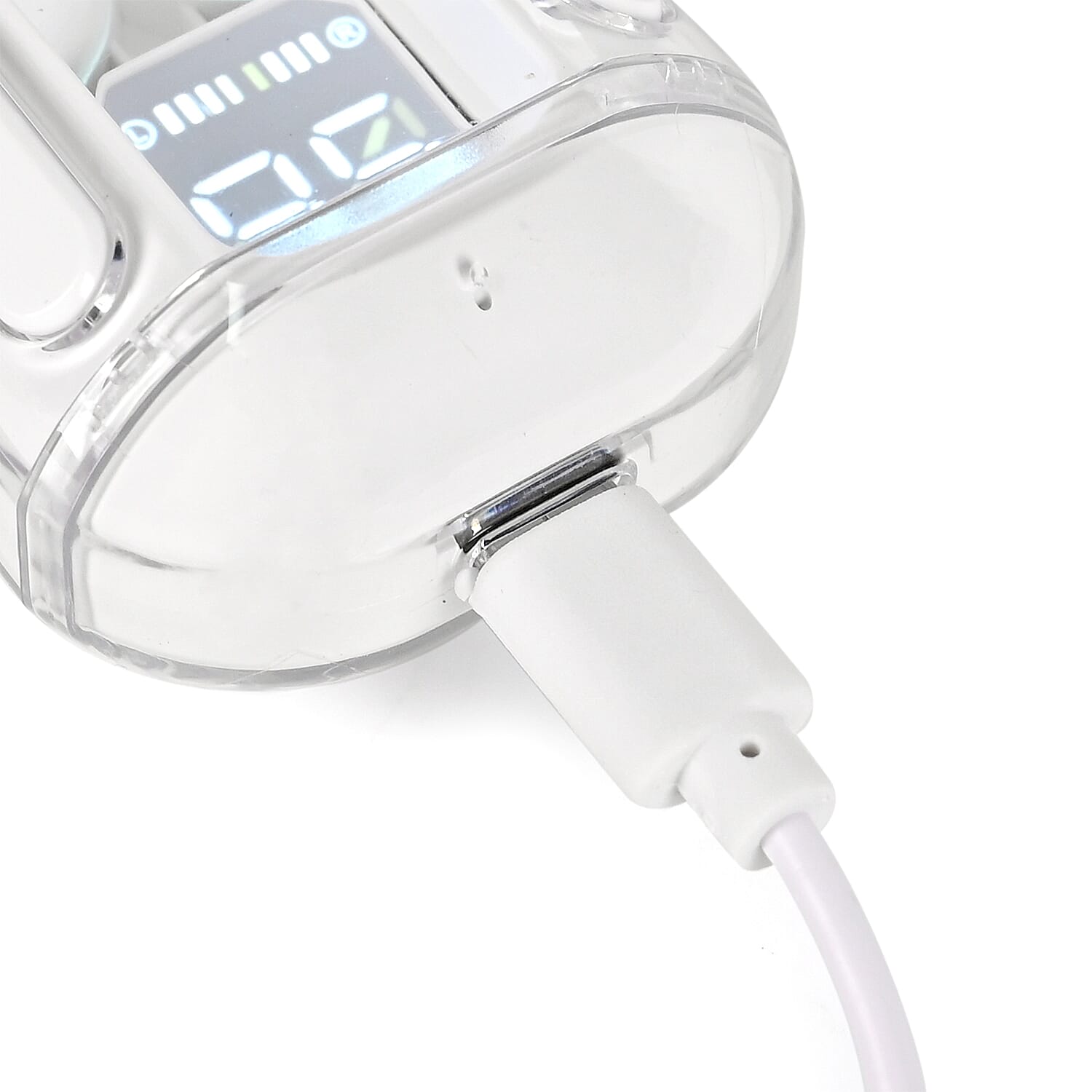 TWS Earbuds with Battery Display - 200mAh Charging Case - White 8230165 8