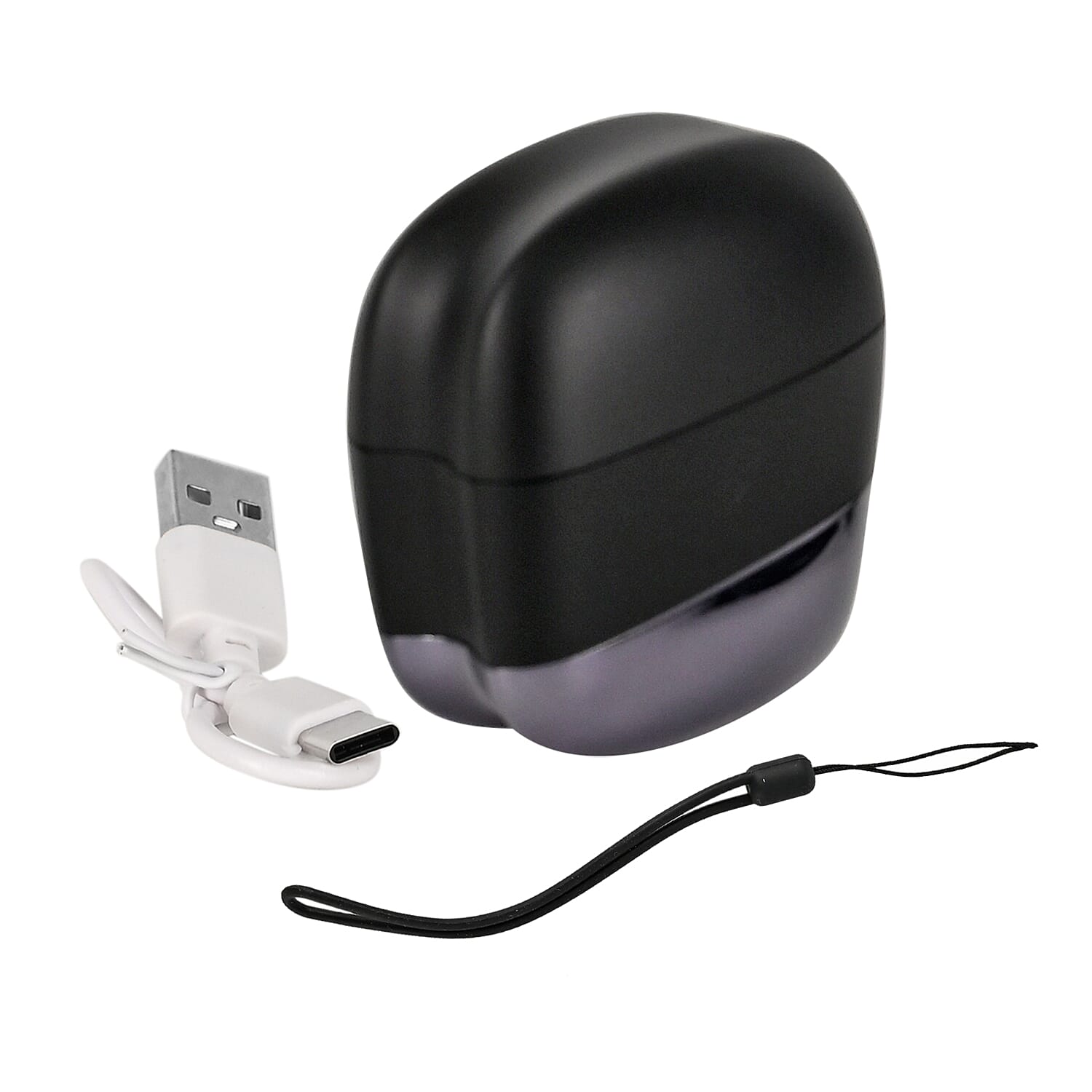 Wireless Earbud Headphones with Battery Display and Lanyard 7816246 0