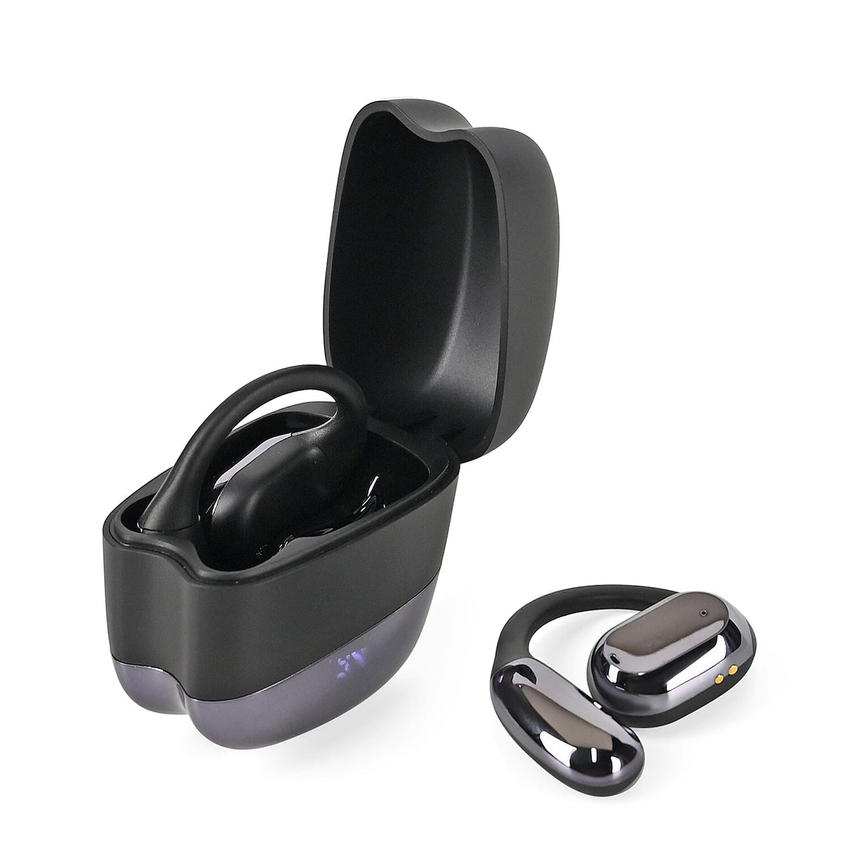 Wireless Earbud Headphones with Battery Display and Lanyard 7816246 5