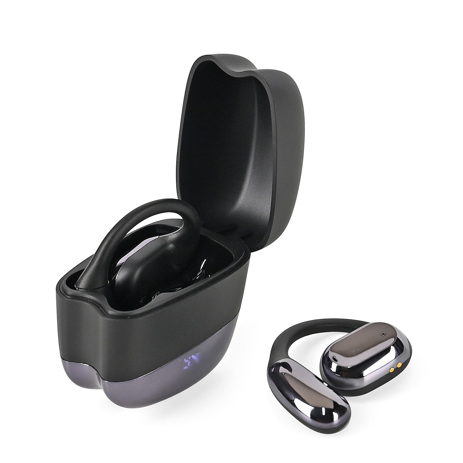 Wireless Earbud Headphones with Battery Display and Lanyard 7816246 5