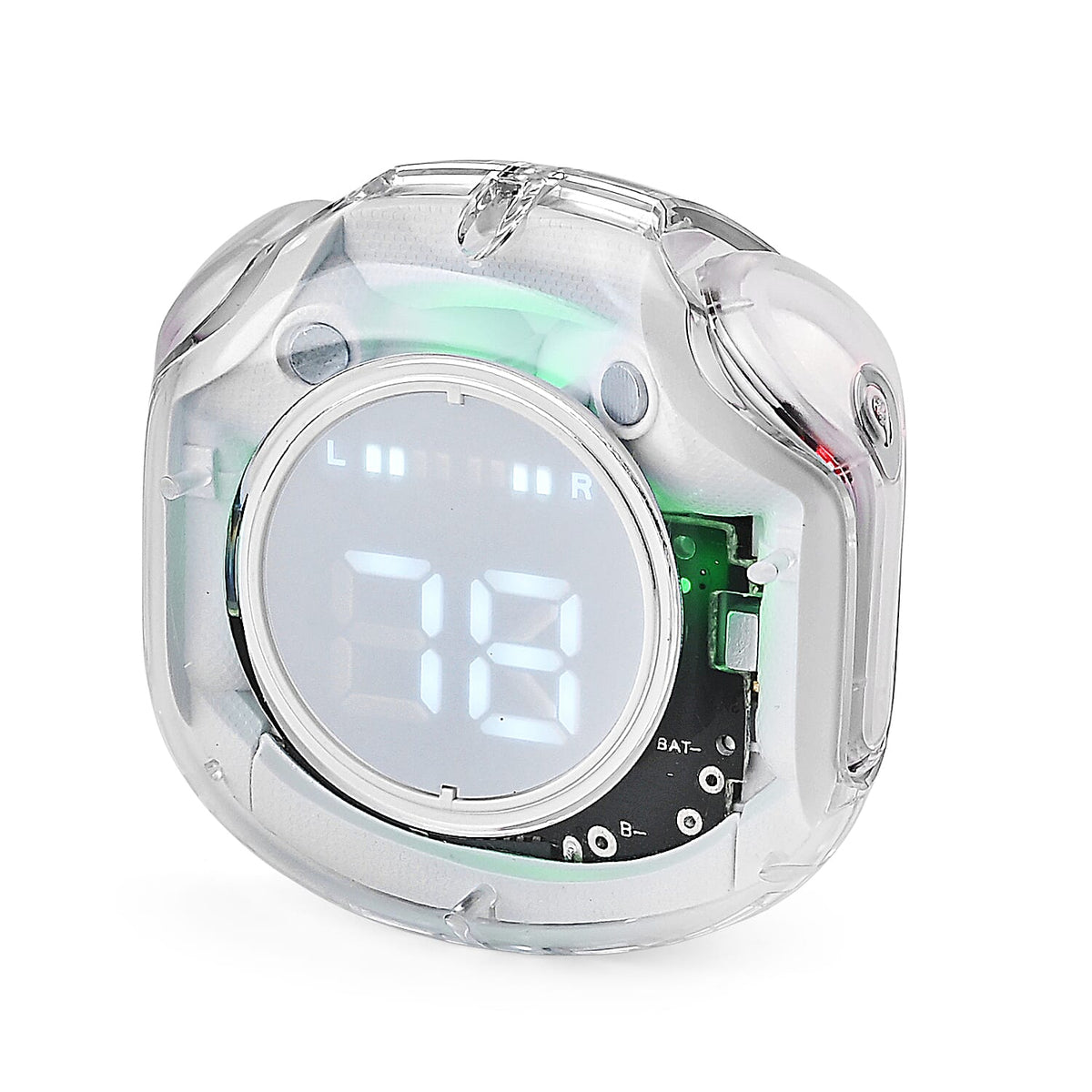 TWS Wireless Earbuds with Bluetooth 5.3, LED Battery Display Case, 30mAh Earbuds &amp; Up to 6 Hours Playtime - White V32668349 5