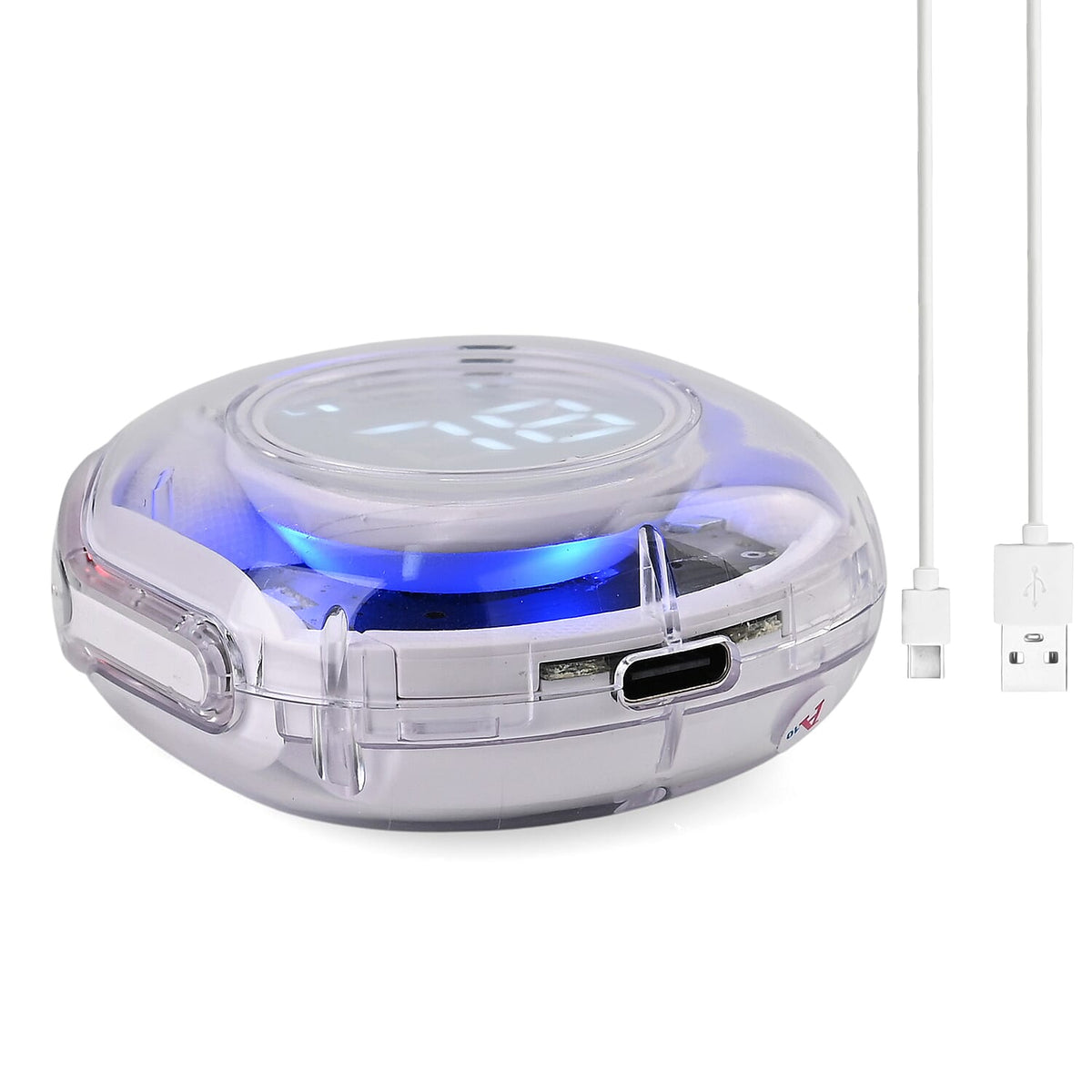 TWS Wireless Earbuds with Bluetooth 5.3, LED Battery Display Case, 30mAh Earbuds &amp; Up to 6 Hours Playtime - White V32668349 7
