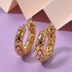 Designer Inspired Pebble Earrings With Clasp