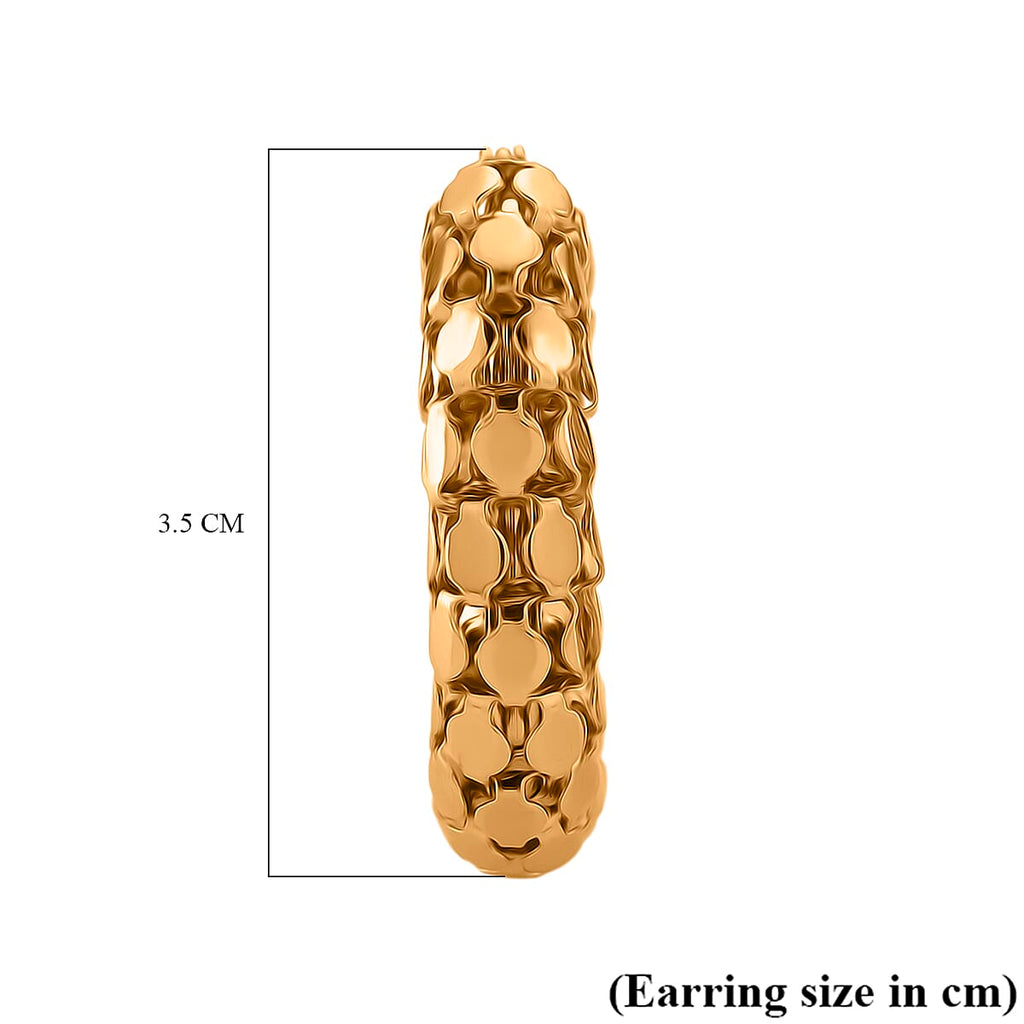 Designer Inspired Pebble Earrings With Clasp