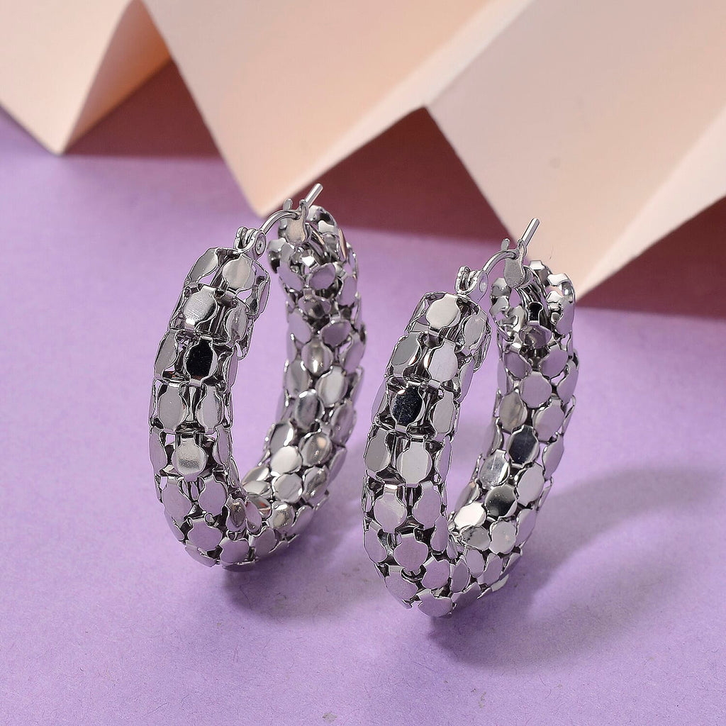 Designer Inspired Pebble Earrings With Clasp