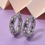 Designer Inspired Pebble Earrings With Clasp