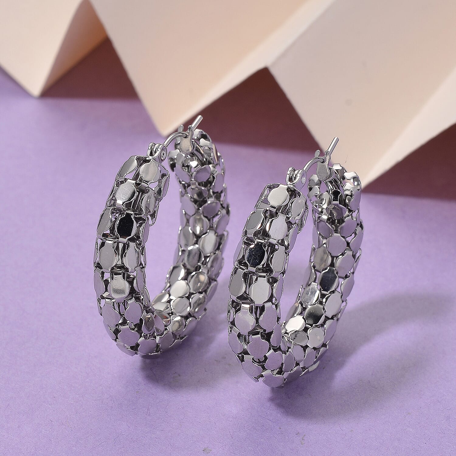 Designer Inspired Pebble Earrings With Clasp 7998926 2