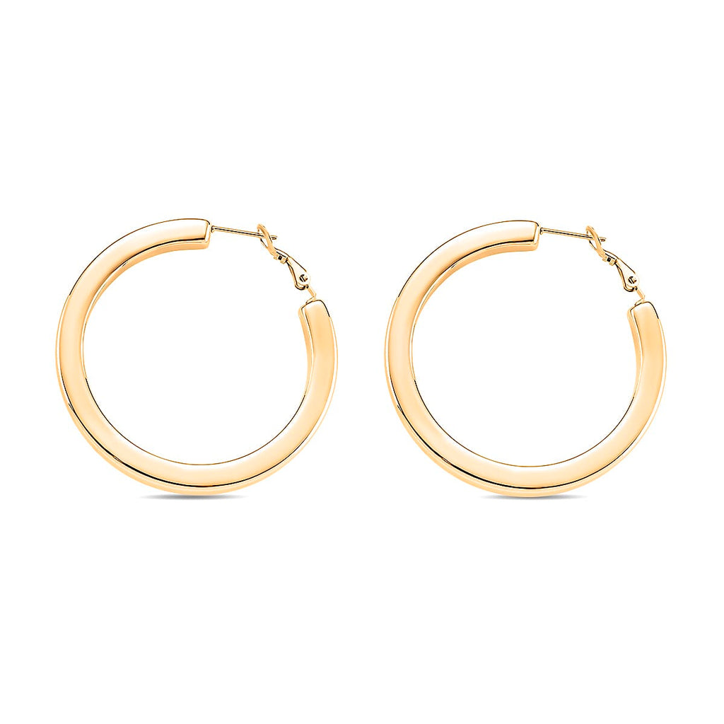 Close Out Deal - Designer Inspired Hoop Earring with Fancy Clasp