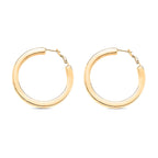 Close Out Deal - Designer Inspired Hoop Earring with Fancy Clasp