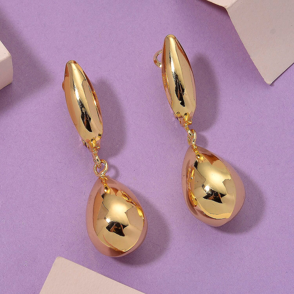 Earring with Clasp in Gold Tone 8187524 2