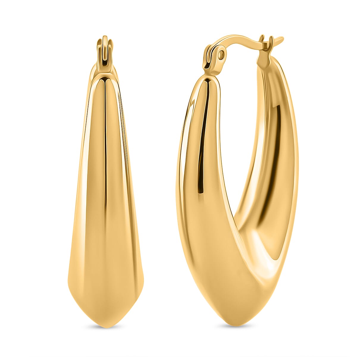 Earring with Clasp in Yellow Gold Plated 8205340 0