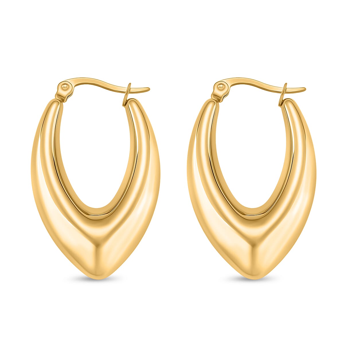 Earring with Clasp in Yellow Gold Plated 8205340 4