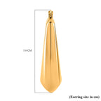 Earring with Clasp in Yellow Gold Plated