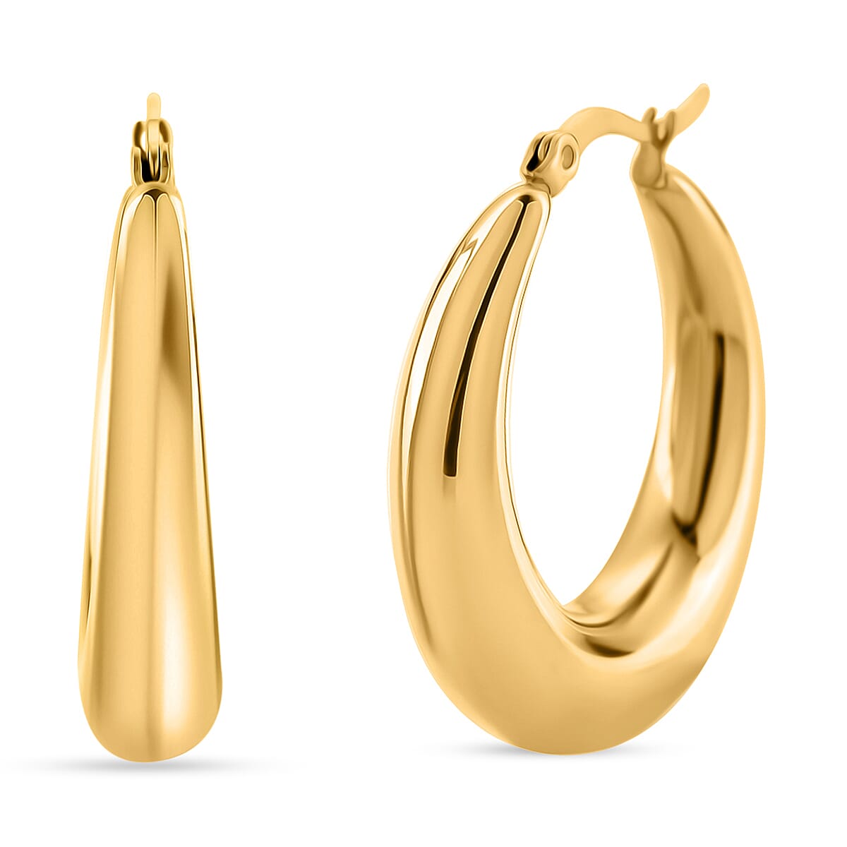 Designer Inspired - Hoop Earring with Clasp 8205389 0