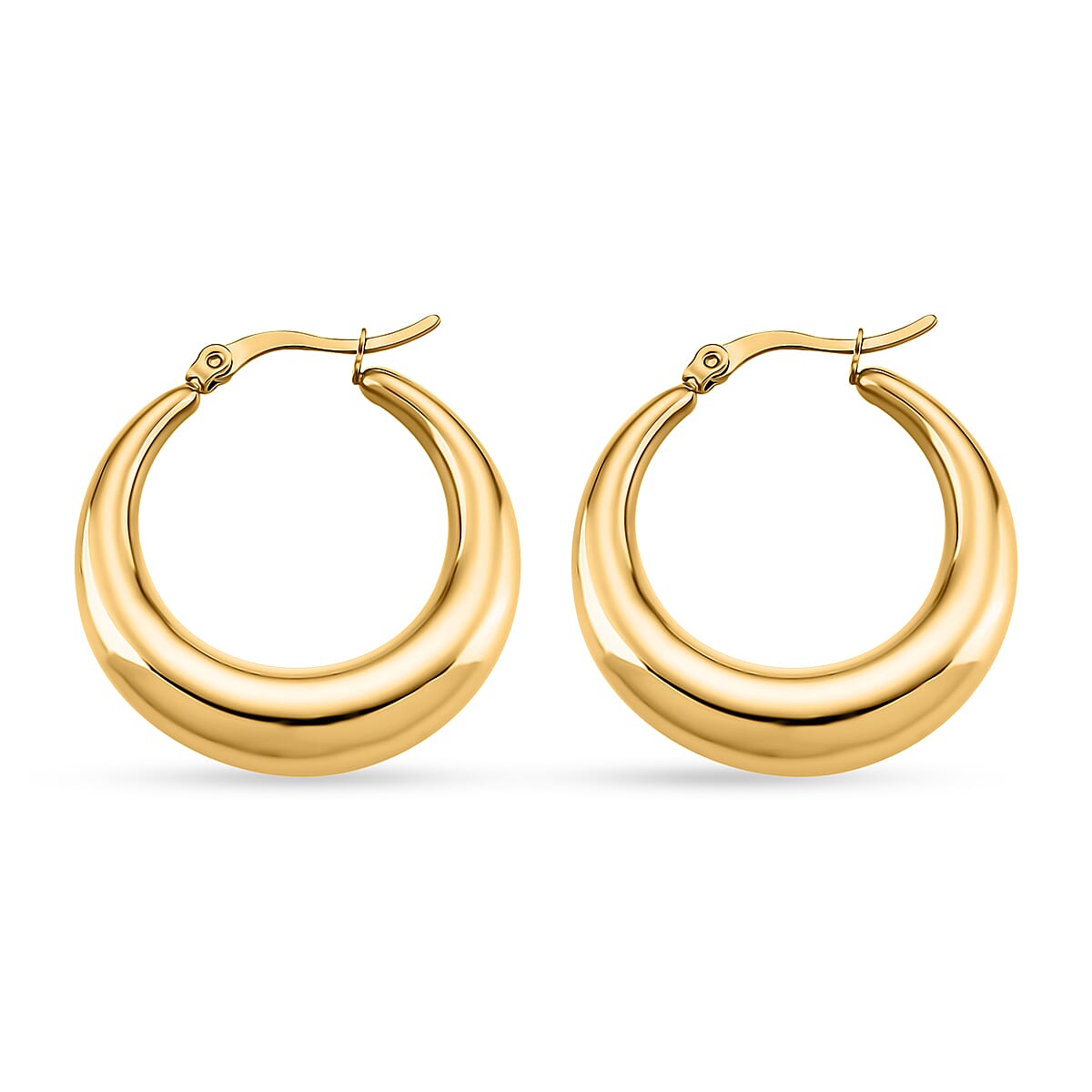 Designer Inspired - Hoop Earring with Clasp 8205389 3