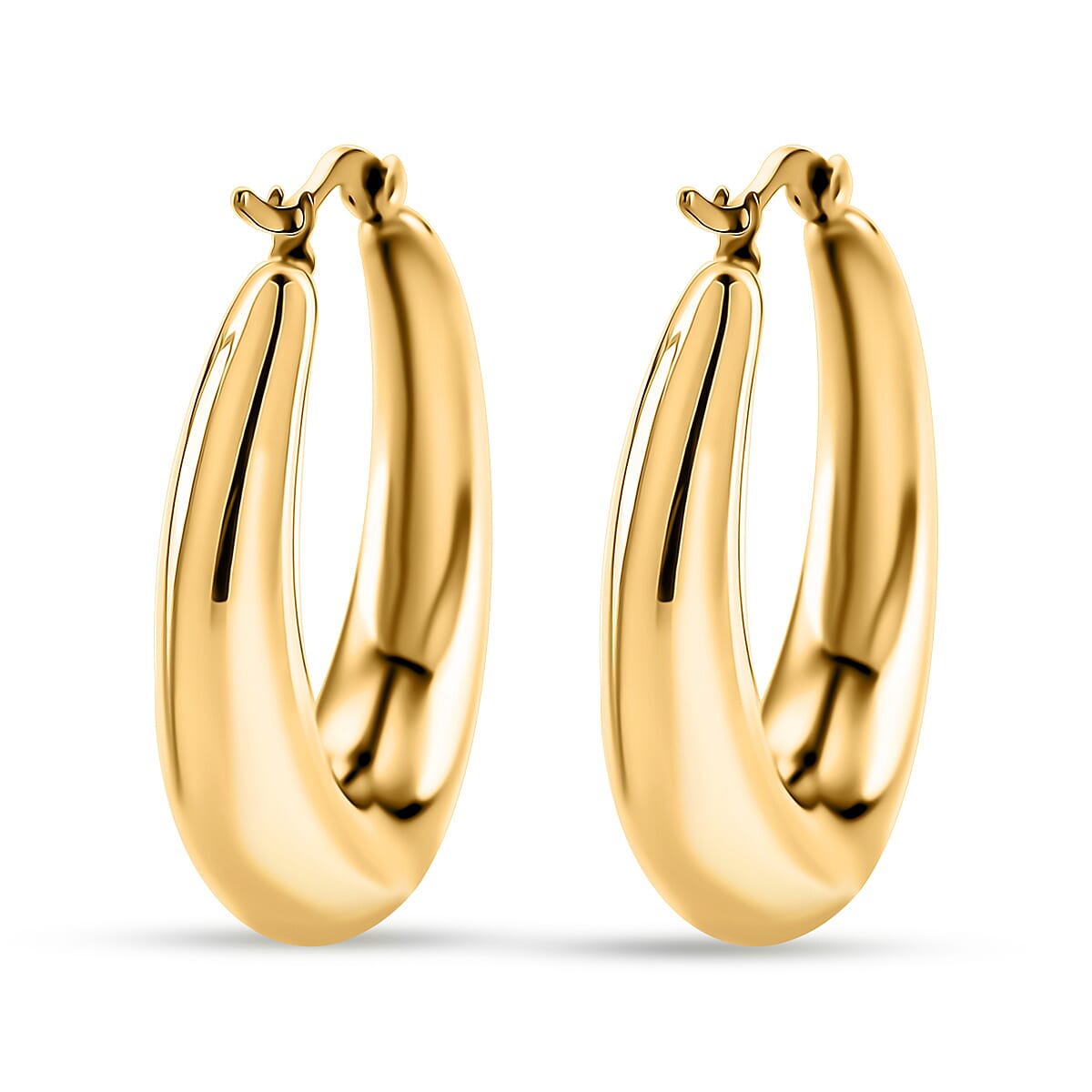 Designer Inspired - Hoop Earring with Clasp 8205389 4