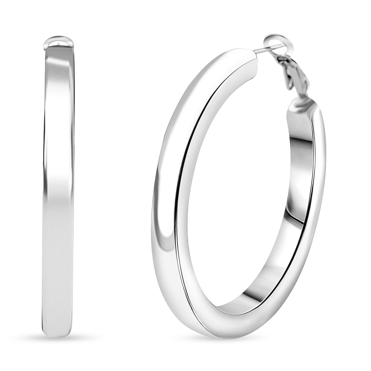 Large Hoop Earring with Fancy Clasp 8183197 0