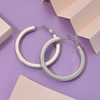 Large Hoop Earring with Fancy Clasp
