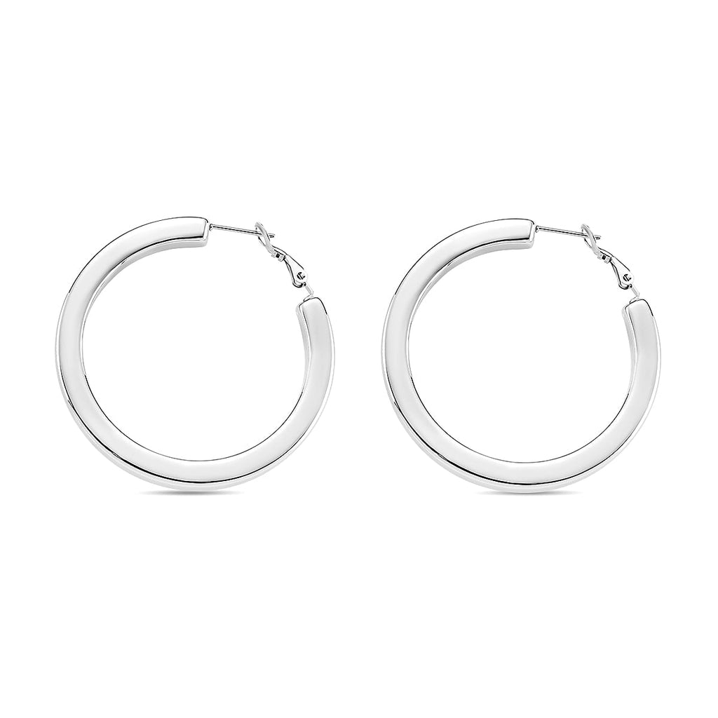 Large Hoop Earring with Fancy Clasp