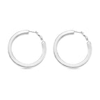 Large Hoop Earring with Fancy Clasp