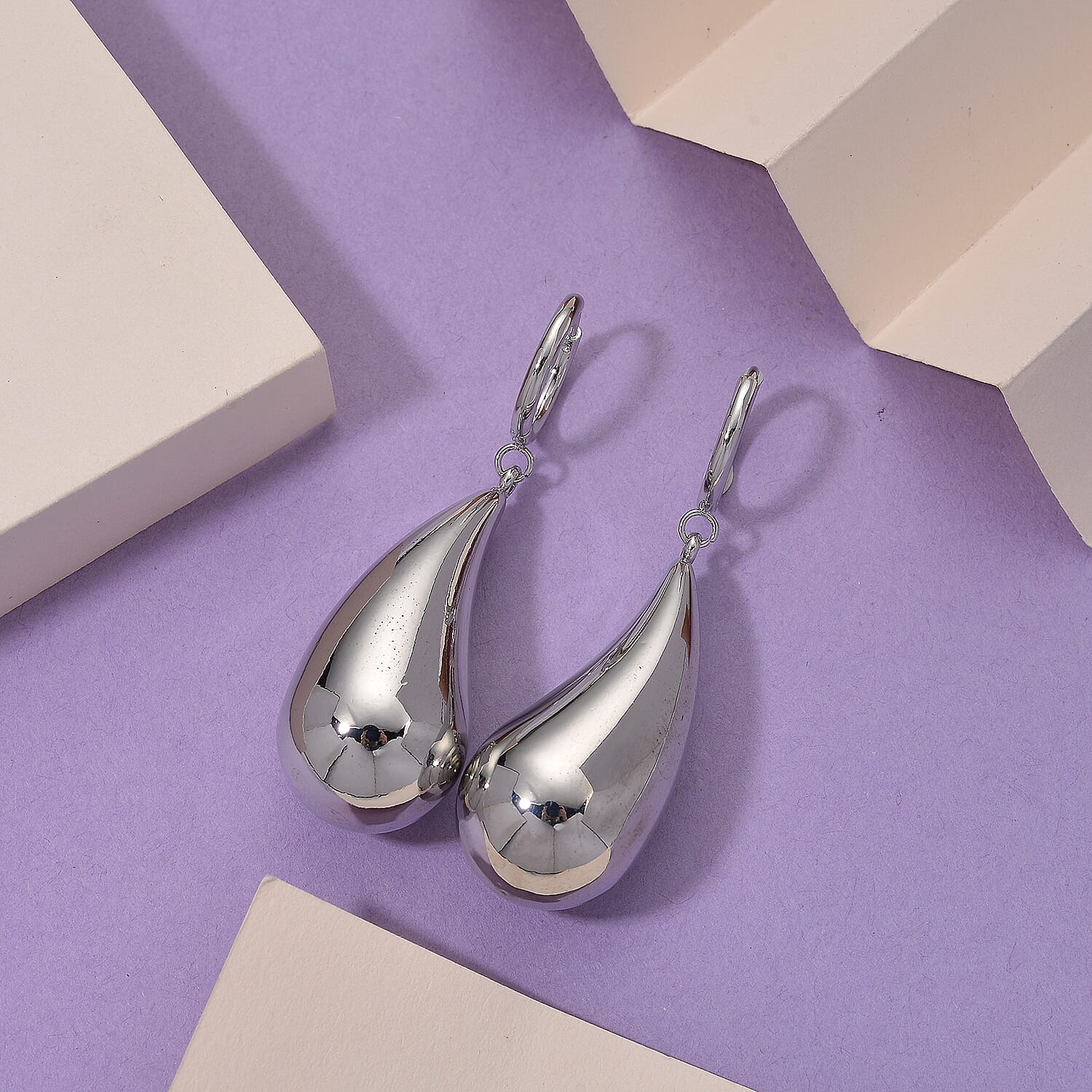 Designer Closeout Oversized Drip Earrings With Clasp 8183198 2