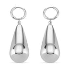 Designer Closeout Oversized Drip Earrings With Clasp