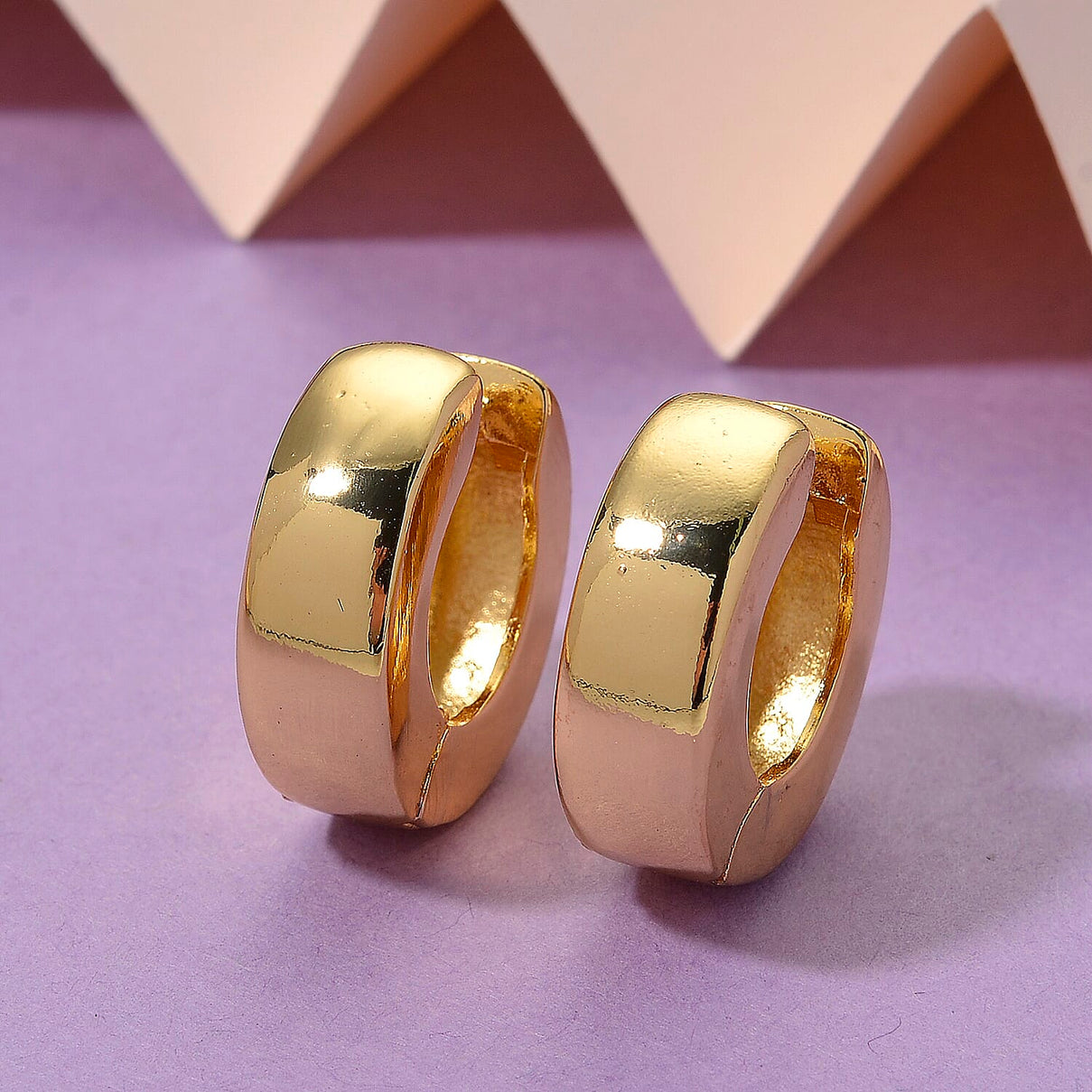 Earring with Hoop in Yellow Gold Plated 8197457 2