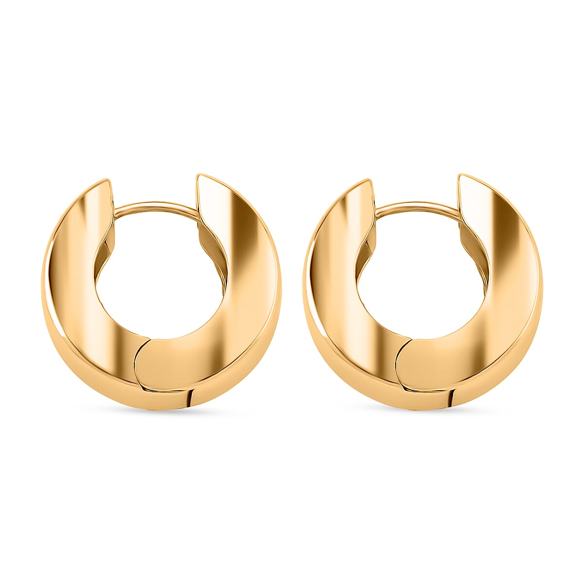 Earring with Hoop in Yellow Gold Plated 8197457 4