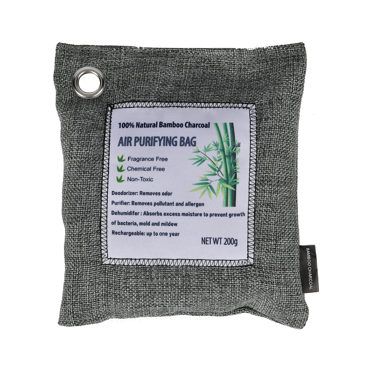 Eco-Friendly Bamboo Charcoal Air Purifying Bags - Set of 5 7839386 3