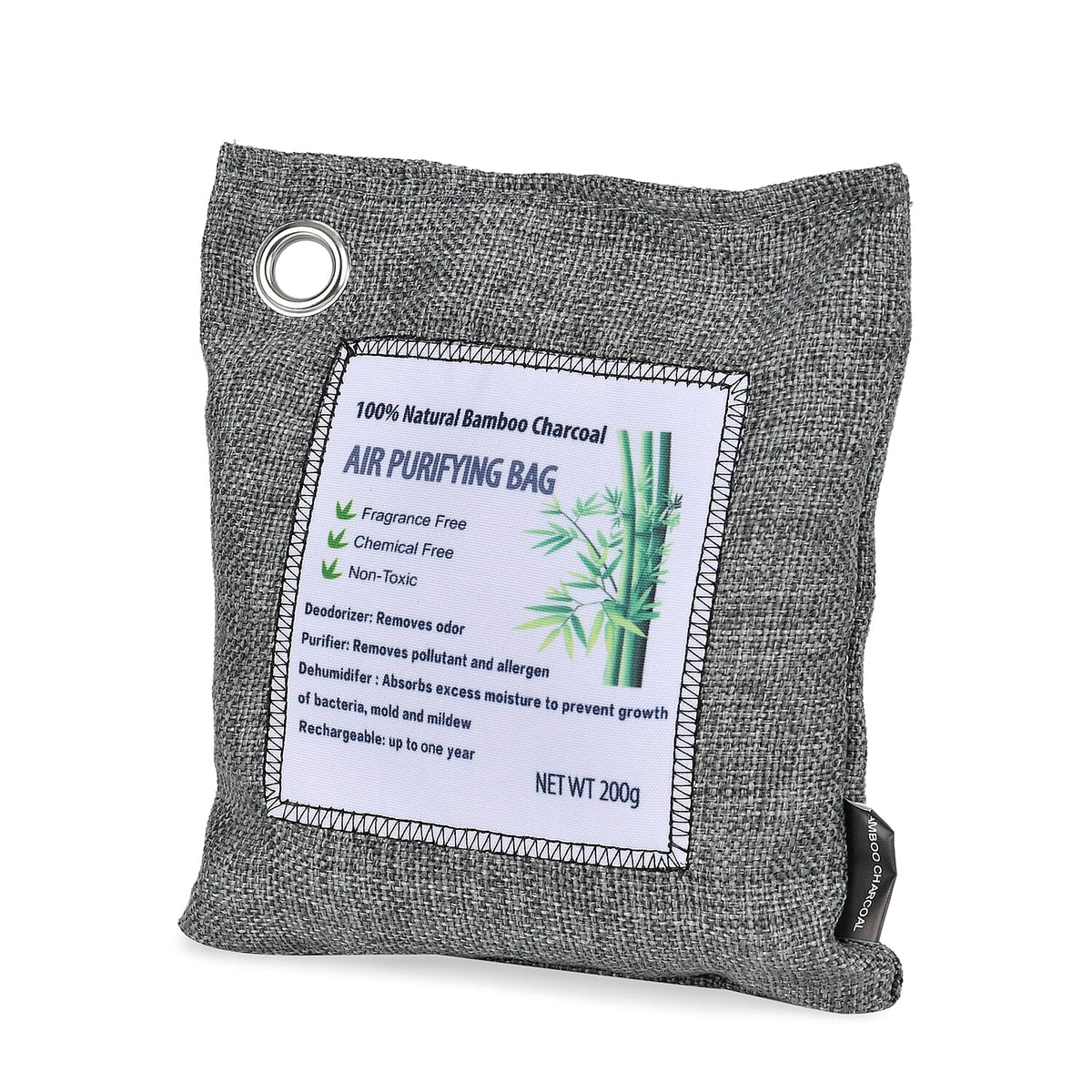 Eco-Friendly Bamboo Charcoal Air Purifying Bags - Set of 5 7839386 5