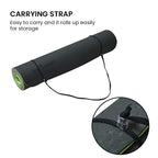 Memory foam Eco-Friendly, Non-Toxic TPE Yoga Mat (Size 183x61 Cm) 12mm - Green