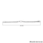 Royal Bali Edison Pearl Borobudur Bracelet  (Size - 7.5) in Sterling Silver 11.73 Ct, Silver Wt. 14.00 Gms.