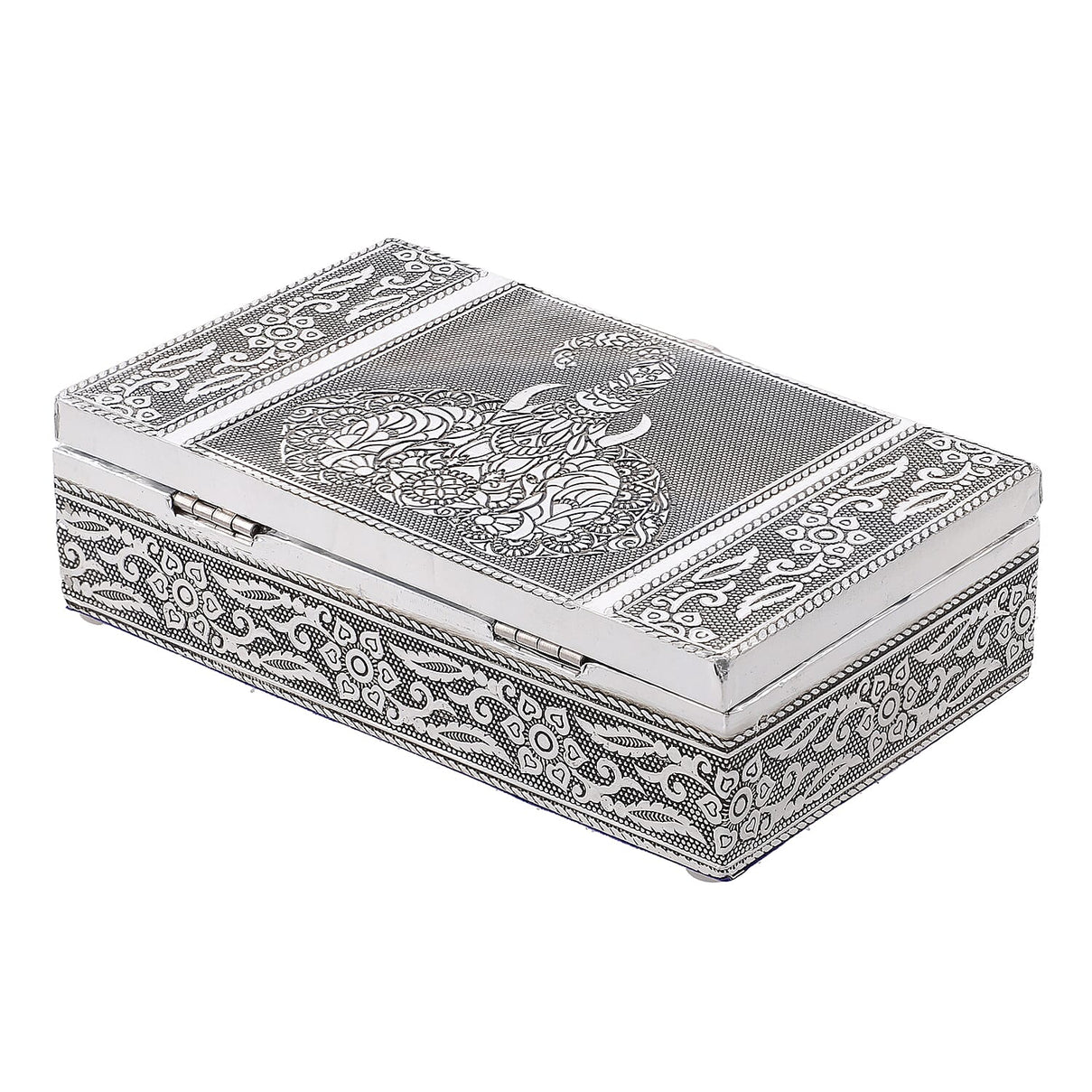 Set of 3 -  Handcrafted Eelephant Embossed Vintage Storage Box 7699849 5