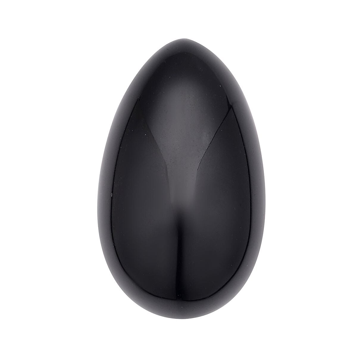 Egg Shape Black Obsidian Free Figurine (Size 4x3 Cm) 120-150 Ct. 7170326 0