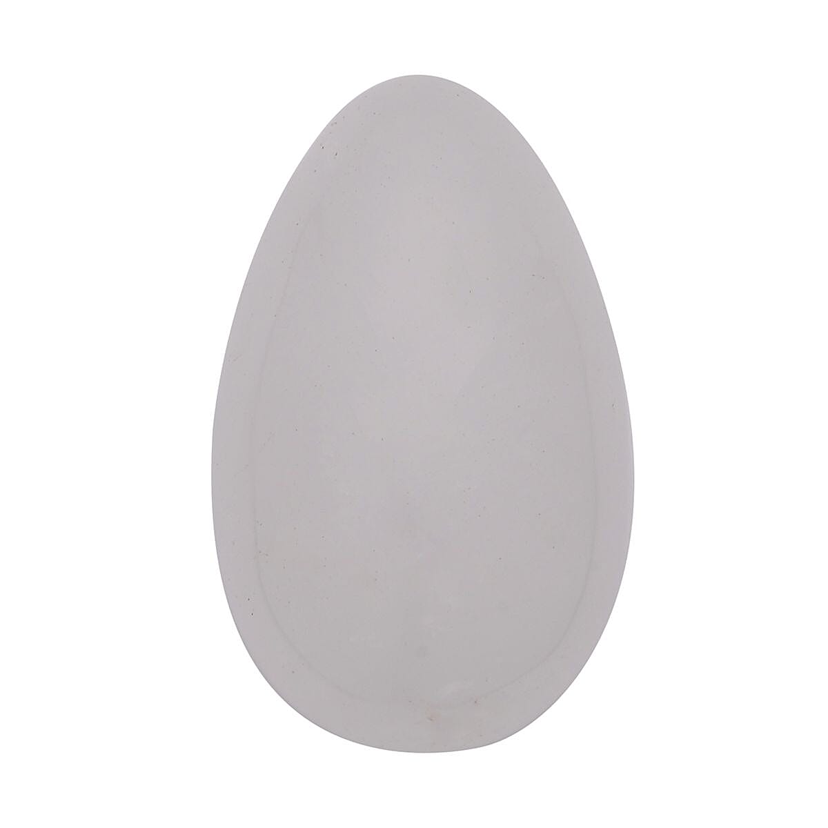 Egg Shape White Quartz Free Figurine (Size 4x3 Cm) 175 Ct. 7170354 0