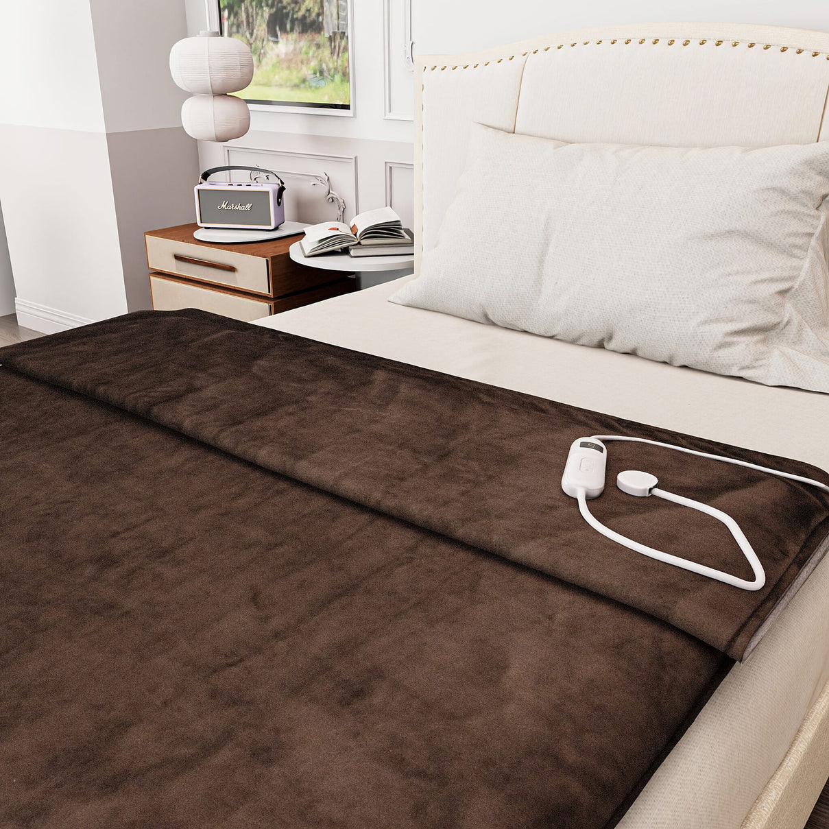 Electric Heated Double Layer Sherpa Blanket 7819309 4