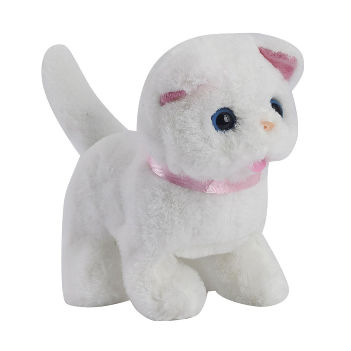 Electric Walking Plush Cat Toy - White (2 AA Battery Not Included)Â  7140561 0