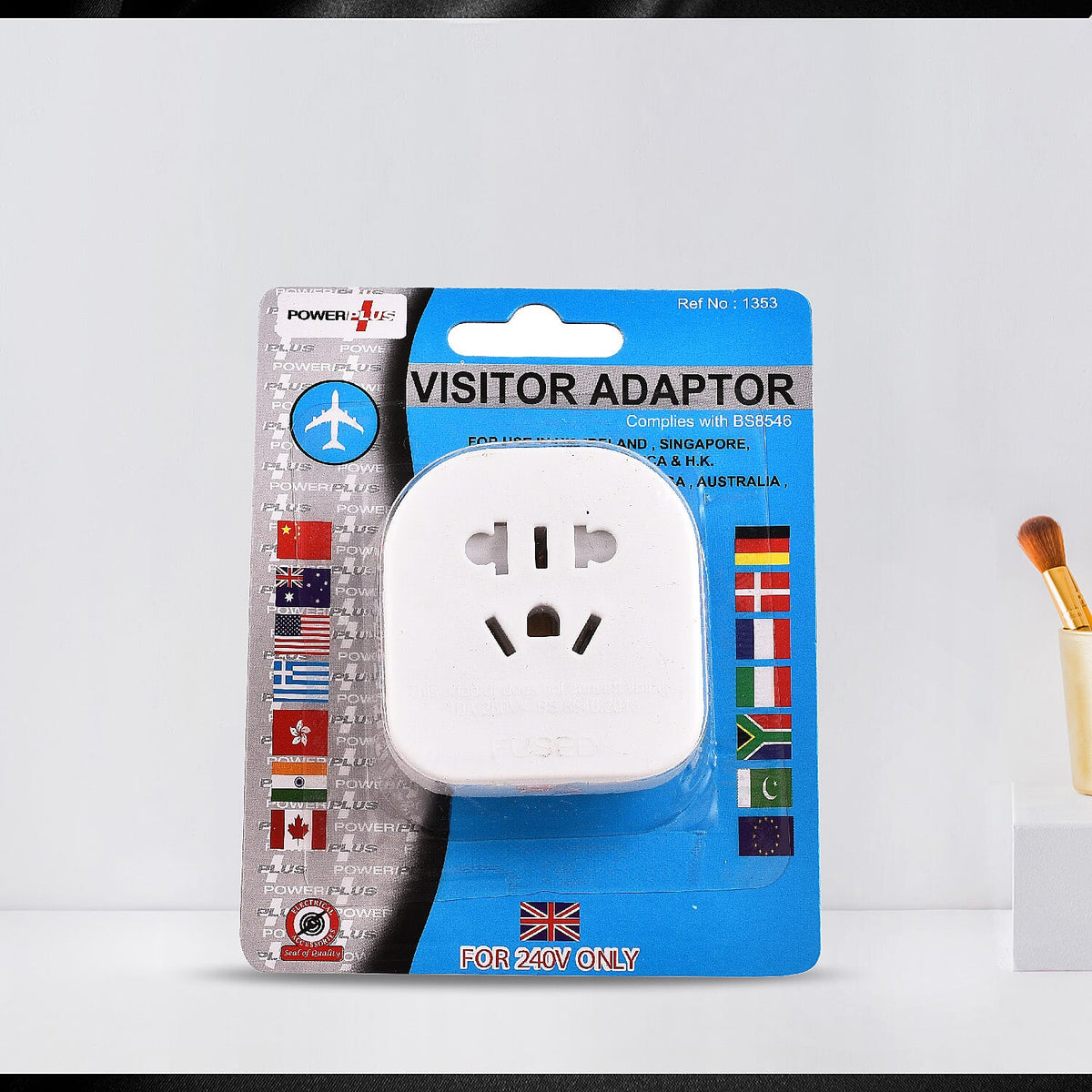 PowerPlus: Electrical US Tourist Adapter 7080583 2
