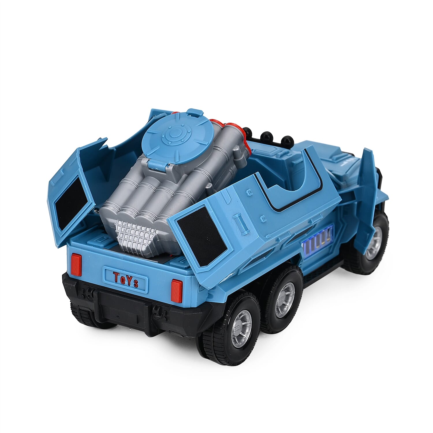 Electronic Light Music Army Truck - Blue 7843676 6