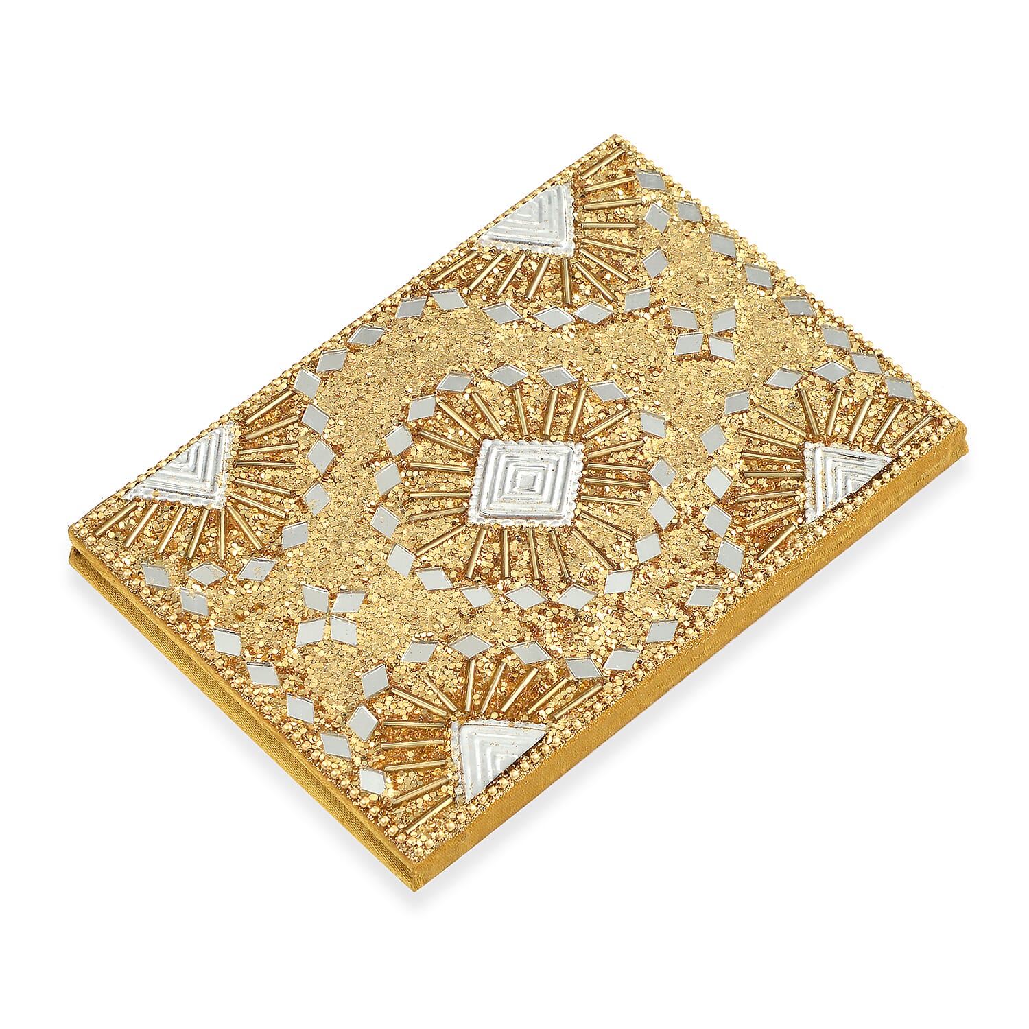 LIVMORE Elegant 7-Piece Beaded Stationery Set - 1 Beaded Box, 1 Diary, 5 Beaded Pens 8240808 5