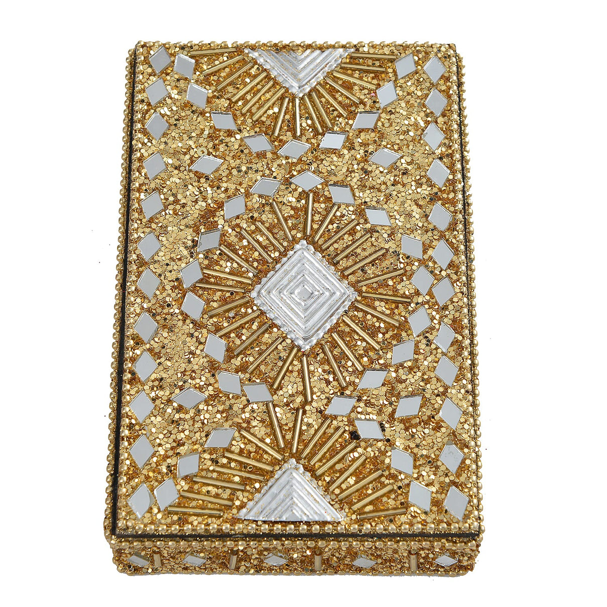 LIVMORE Elegant 7-Piece Beaded Stationery Set - 1 Beaded Box, 1 Diary, 5 Beaded Pens 8240808 10