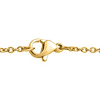 Elephant Pendant with Chain (Size 20) in 18K Gold Vermeil Plated Sterling Silver, Silver Wt. 6.22 Gms