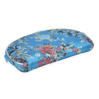 Set of 10 Multi-Colour Floral Embroidered Pouches with Zipper - Teal