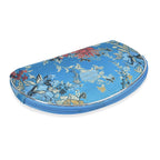 Set of 10 Multi-Colour Floral Embroidered Pouches with Zipper - Teal