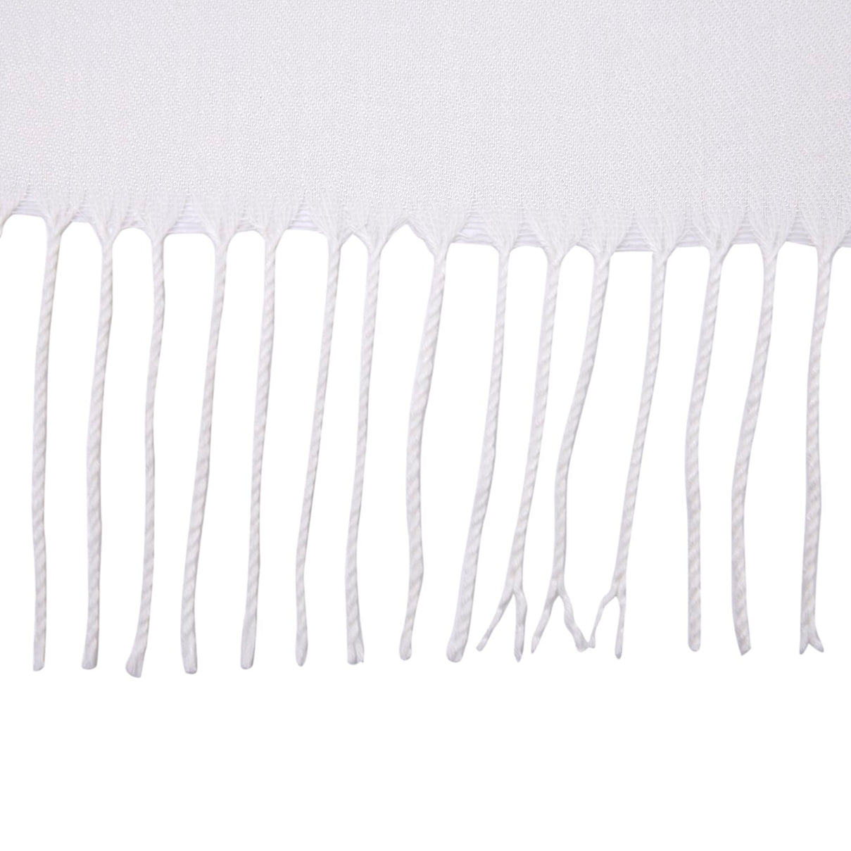 Close Out Embroidery Flower Pattern Super Soft Shawl (Size 180x70 cm) - White 7990500 7