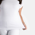 Emelia Viscose Top (Size 1x1 ) - White