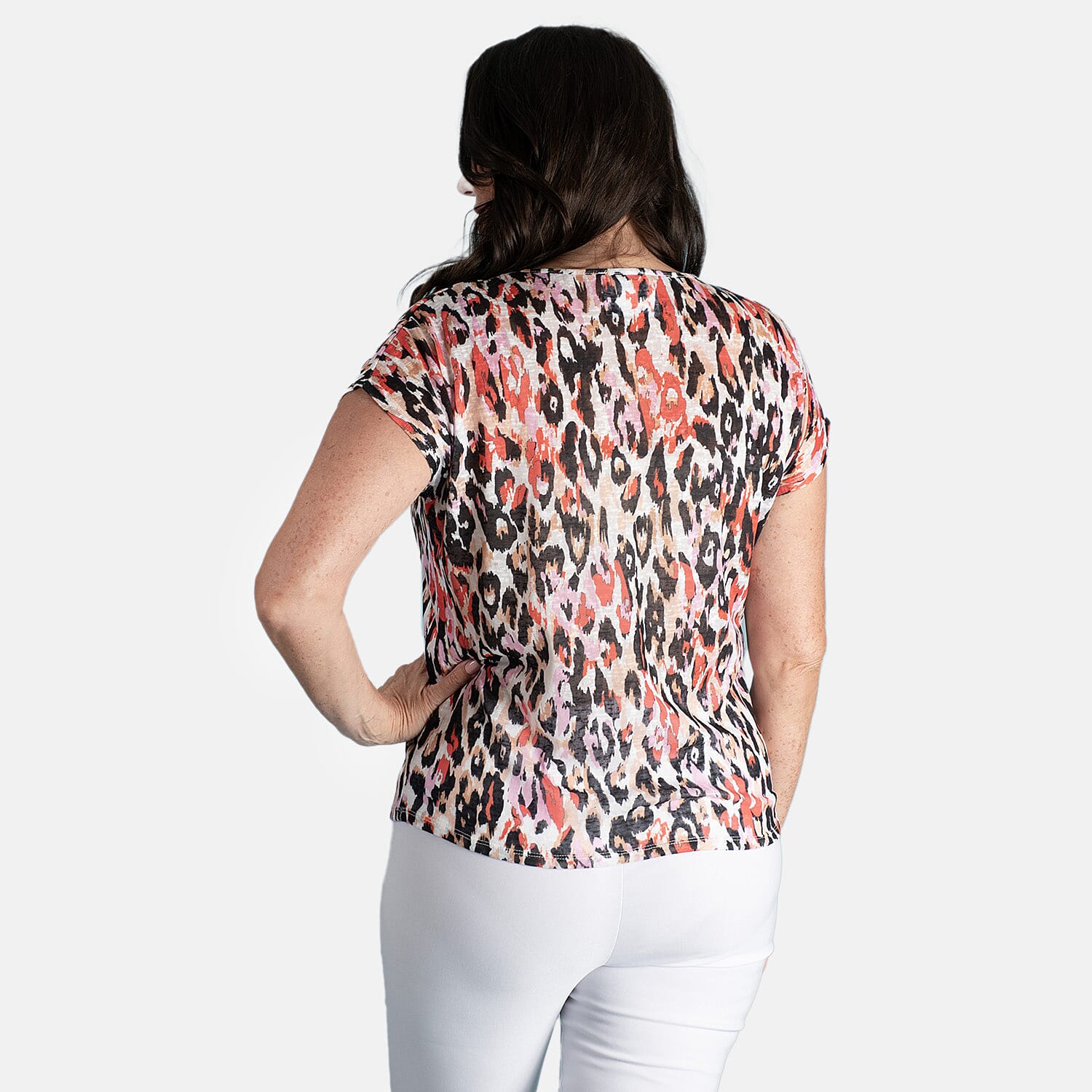 Emelia Viscose Top (Size 1x1 cm) - Orange 7781601 2
